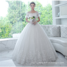 Гуанчжоу Онлайн С Коротким Рукавом Аппликация Свадебные Платья Свадебные Платья